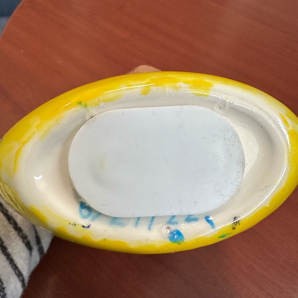 Handmade ceramic LOL emoji bank. Guaranteed to make u smile when looking at it. - Picture 3 of 4